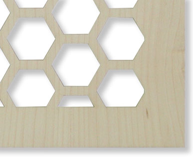 honeycomb grille closeup