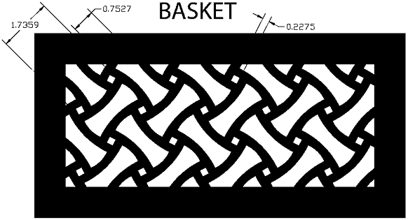 basketweave cold air return specifications